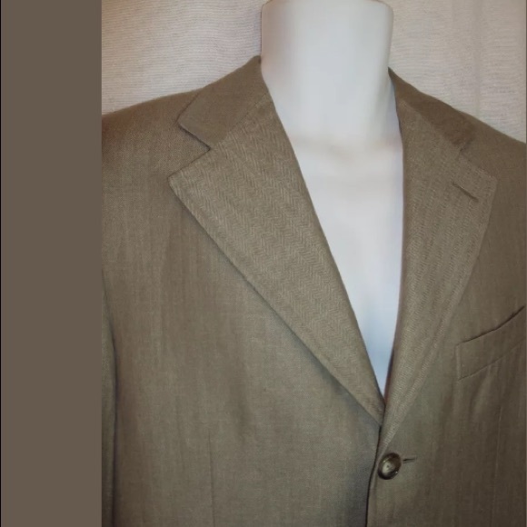 ERMENEGILDO ZEGNA Green Jacket Blazer US 38 R - Picture 8 of 8
